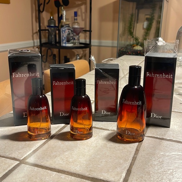 Christian Dior Farenheit 4~Empty Box & 2~Empty Bottles 1.6 fl.oz & 1~3.4… - Picture 14 of 17